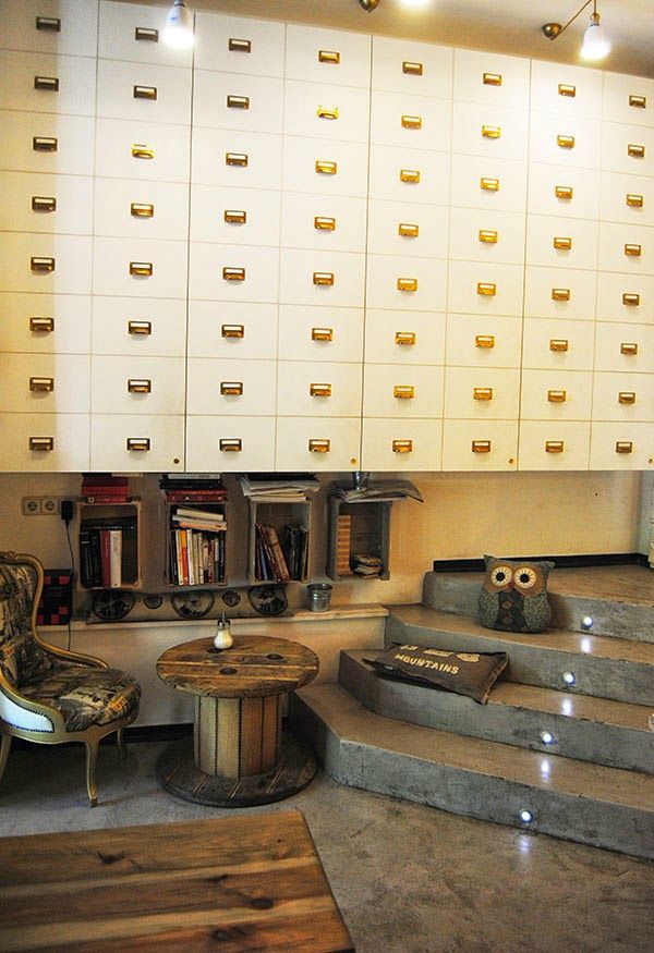 Camarote vintage cajones y libreria