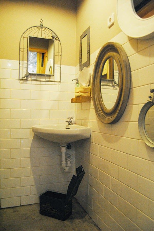 baño vintage Espejos baño.