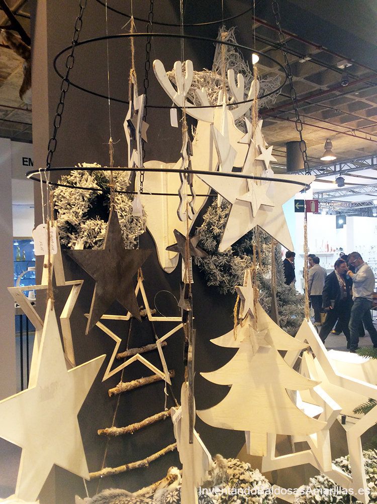 adornos navidad madera