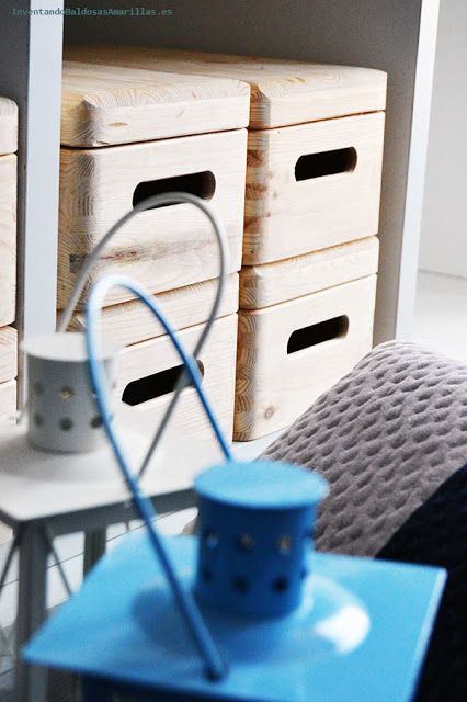 Cajas de madera para almacenaje