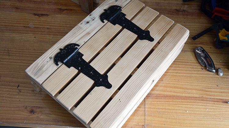 caja de madera de palet