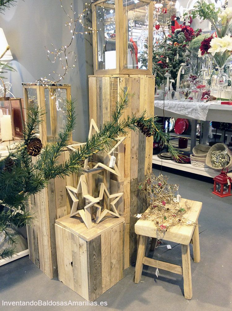 decoracion navideña madera
