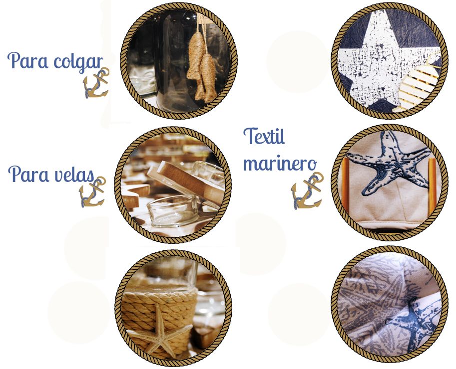 Decoración veraniega marinera