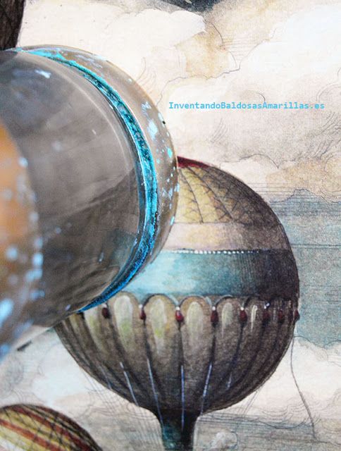 Botella envejecida diy