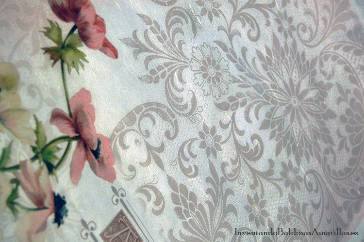 papel de arroz puntilla rosa
