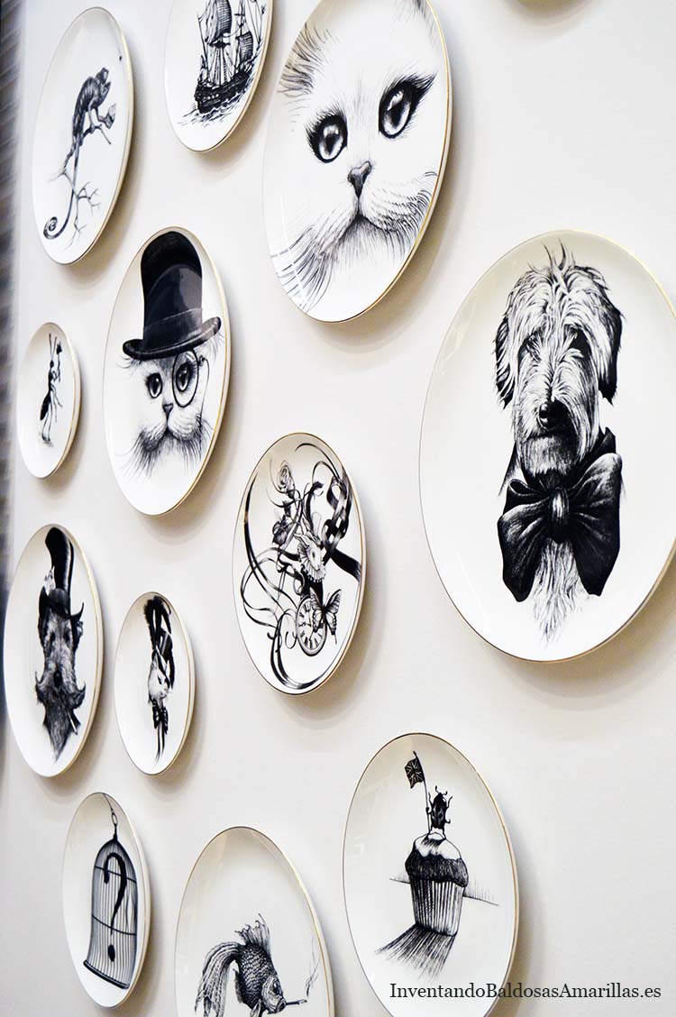platos decorar pared