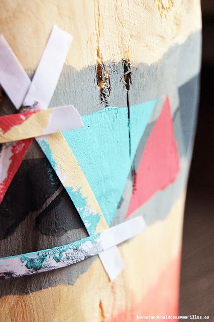 Stencil casero. Stencil casero.