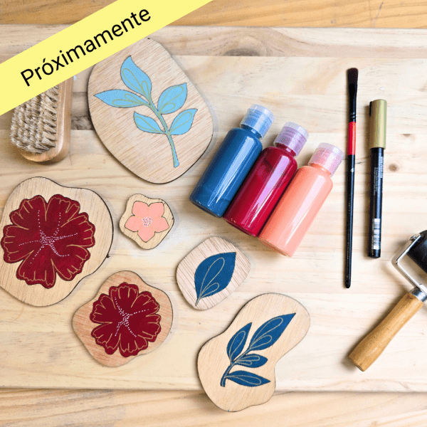Kit estampación botánica