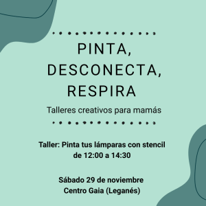 TALLER PRESENCIAL Pinta tus lámparas con stencil
